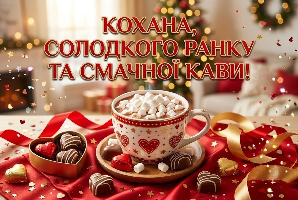 Доброго ранку, кохана: найтепліші картинки та ніжні побажання для особливого початку дня