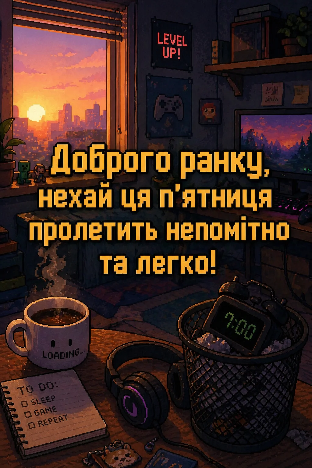 Доброго ранку: картинки для гарного завершення робочого тижня та чудового настрою