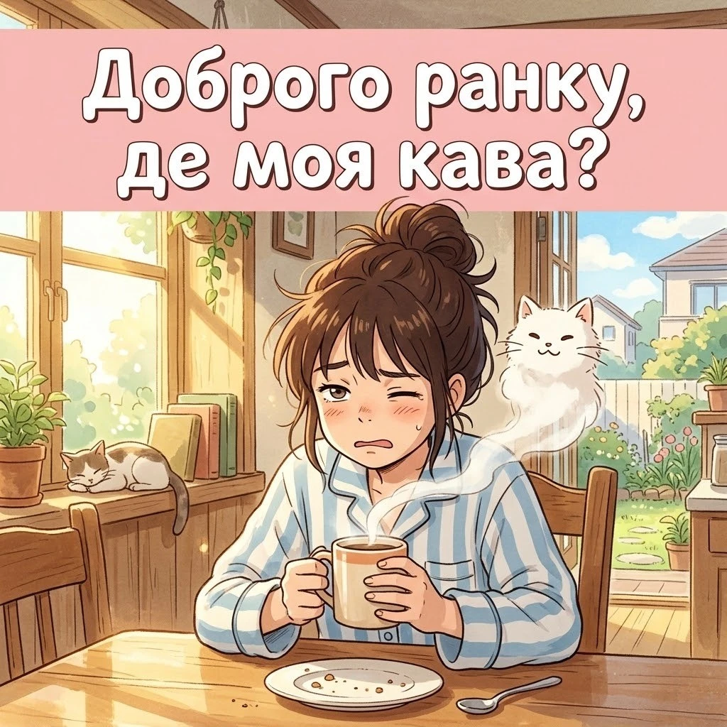 Доброго ранку та смачної кави: сучасні картинки та душевні привітання для всієї Україн