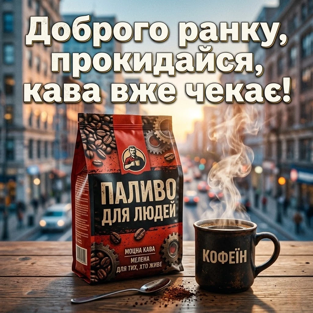 Доброго ранку та смачної кави: сучасні картинки та душевні привітання для всієї Україн