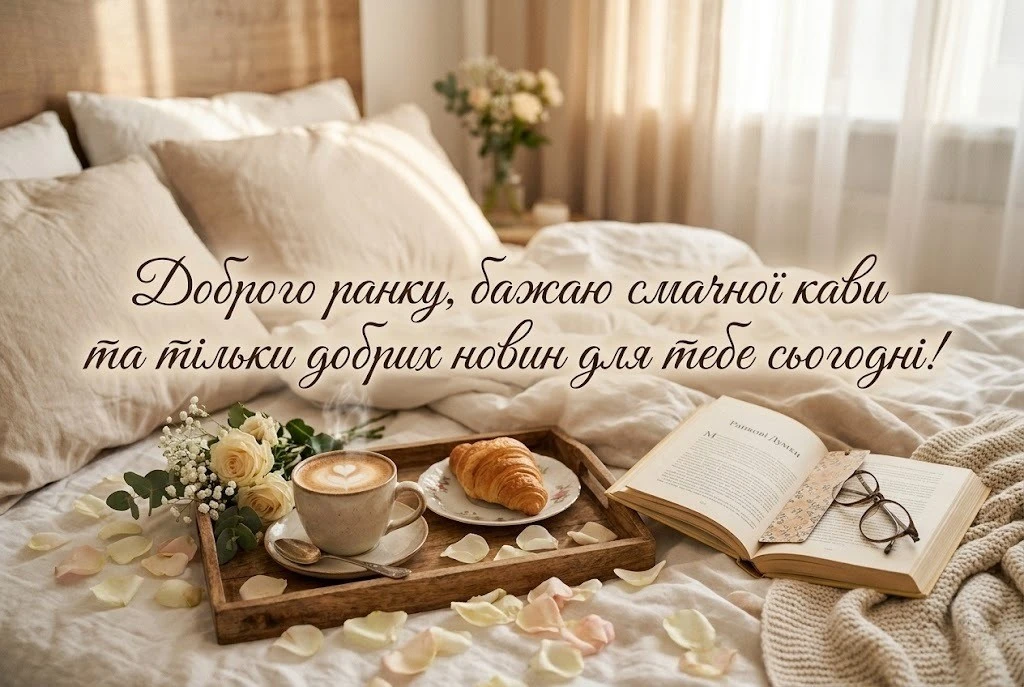 Доброго ранку та смачної кави: сучасні картинки та душевні привітання для всієї Україн