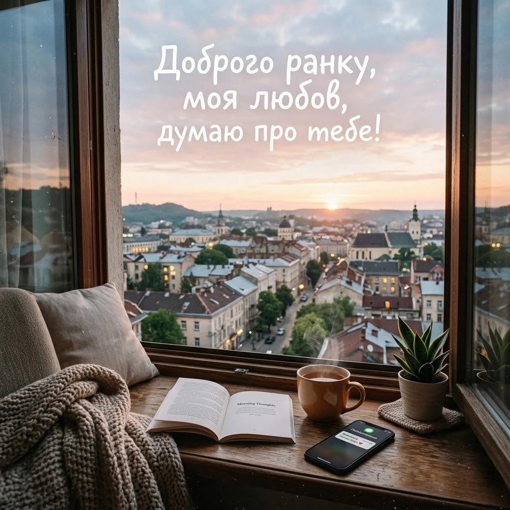 Доброго ранку, моя любов, навіть кілометри не заважають мені думати про тебе: душевні листівки та побажання