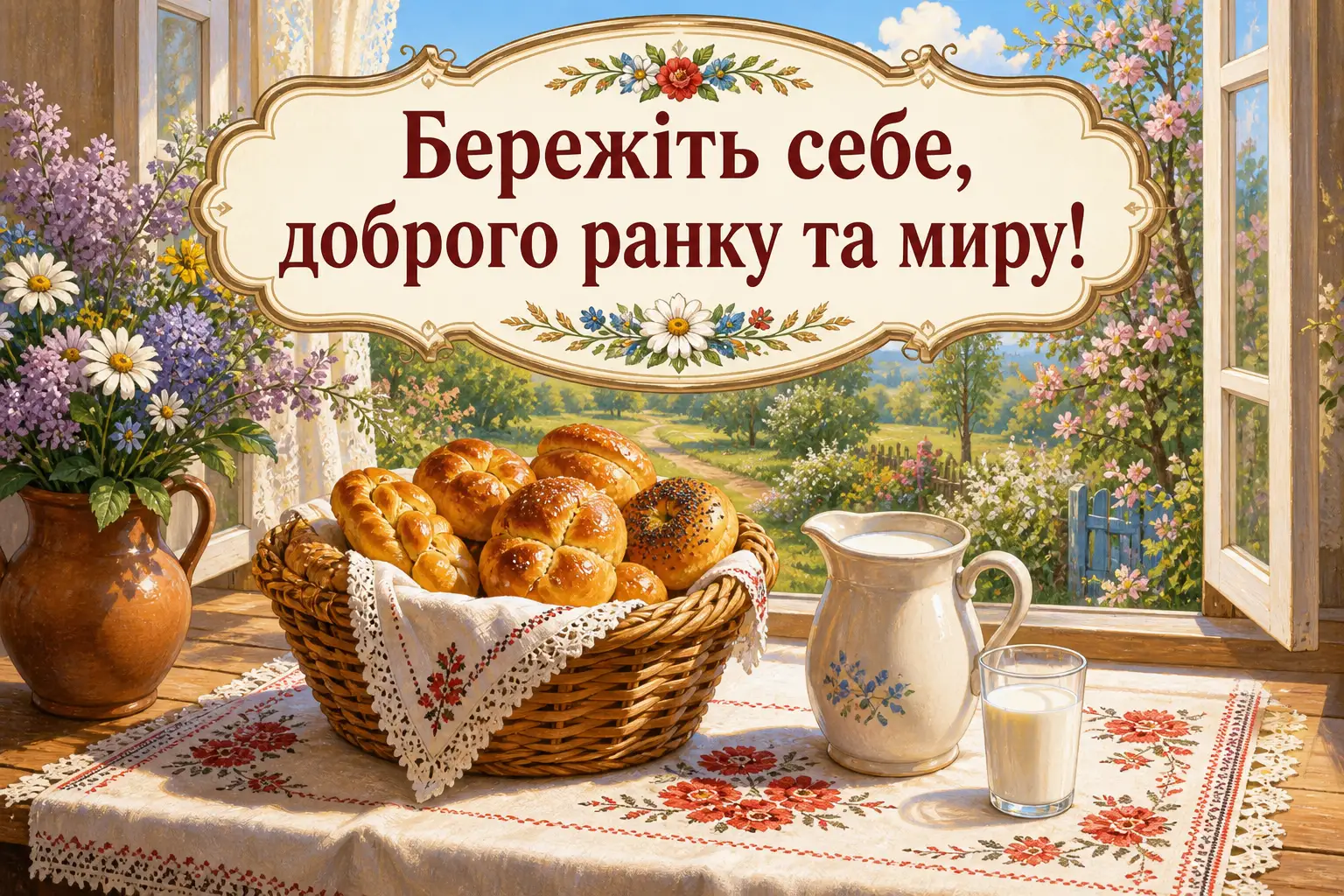 Доброго ранку, бережіть себе та своїх рідних: душевні картинки та щирі побажання
