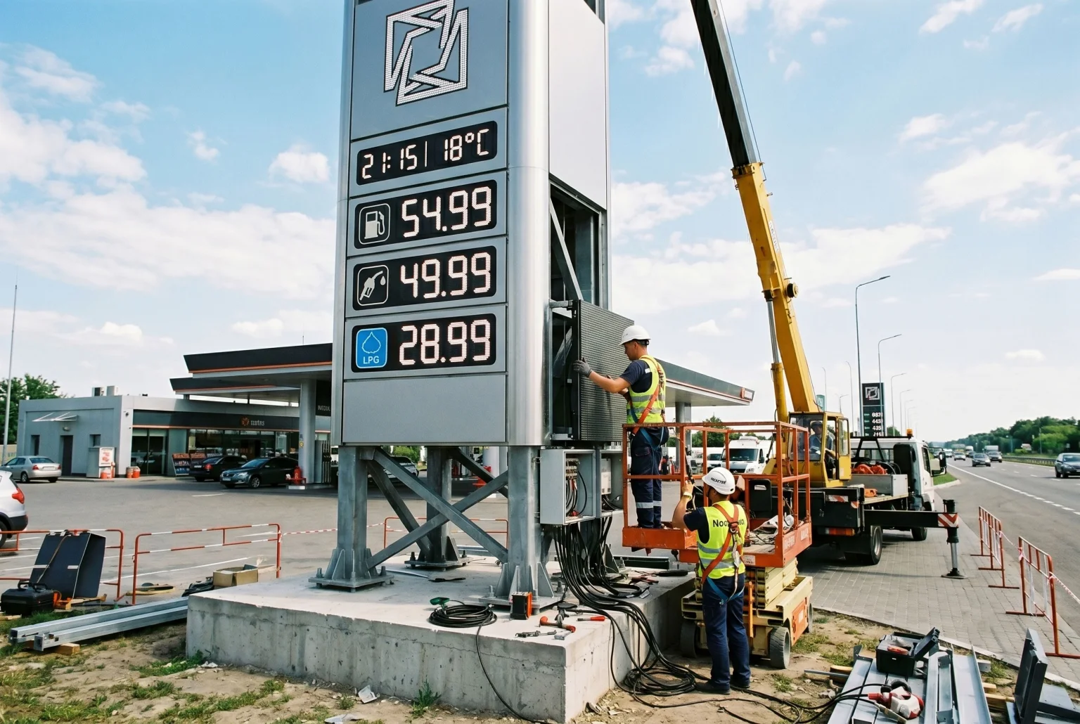 Інформаційне LED табло: від автозаправок та обмінників до вокзалів та стадіонів