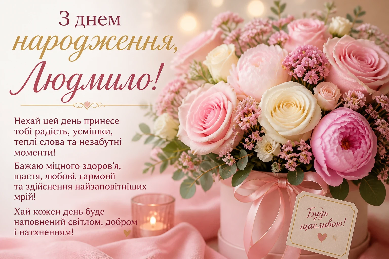 З днем народження, Людмило З днем народження, Людмило