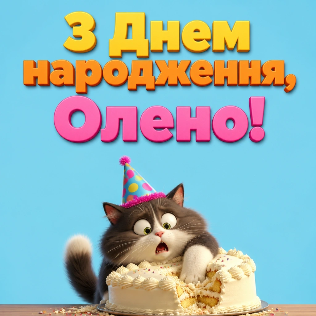 з днем народження олена