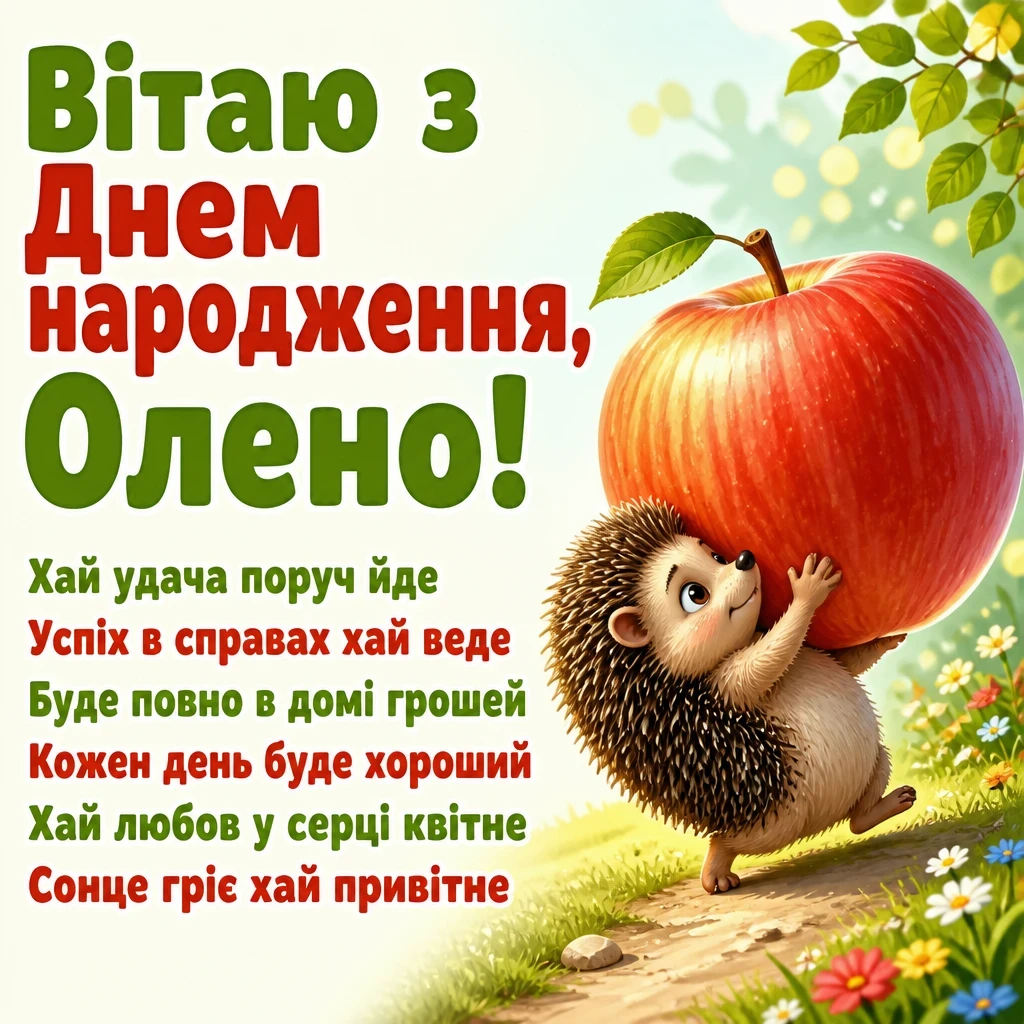 з днем народження олена