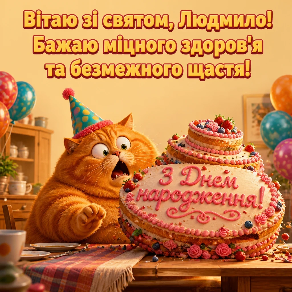з днем народження людмила з днем народження людмила