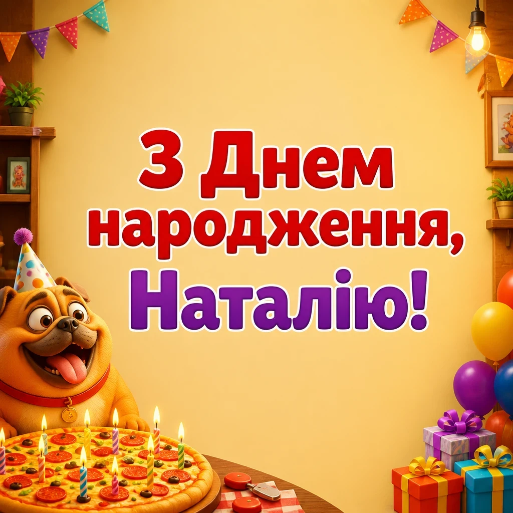з днем народження наталія