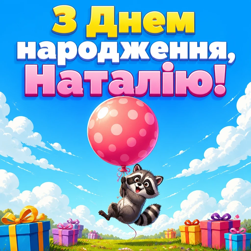 з днем народження наталія
