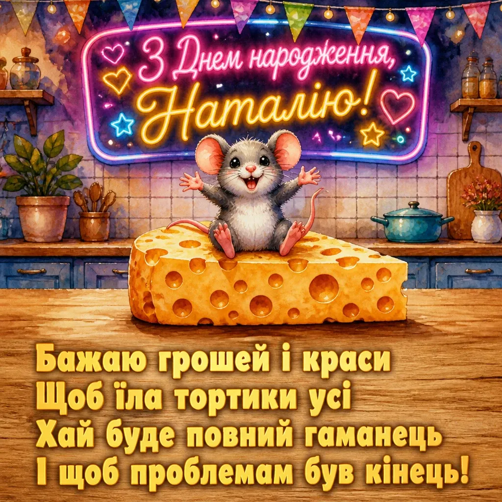 з днем народження наталія