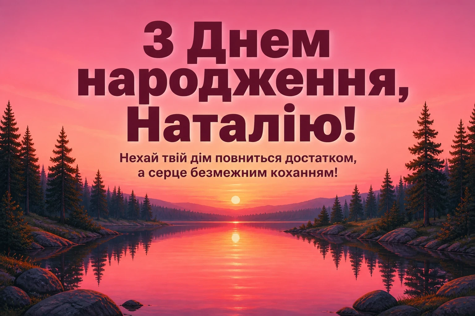 з днем народження наталія
