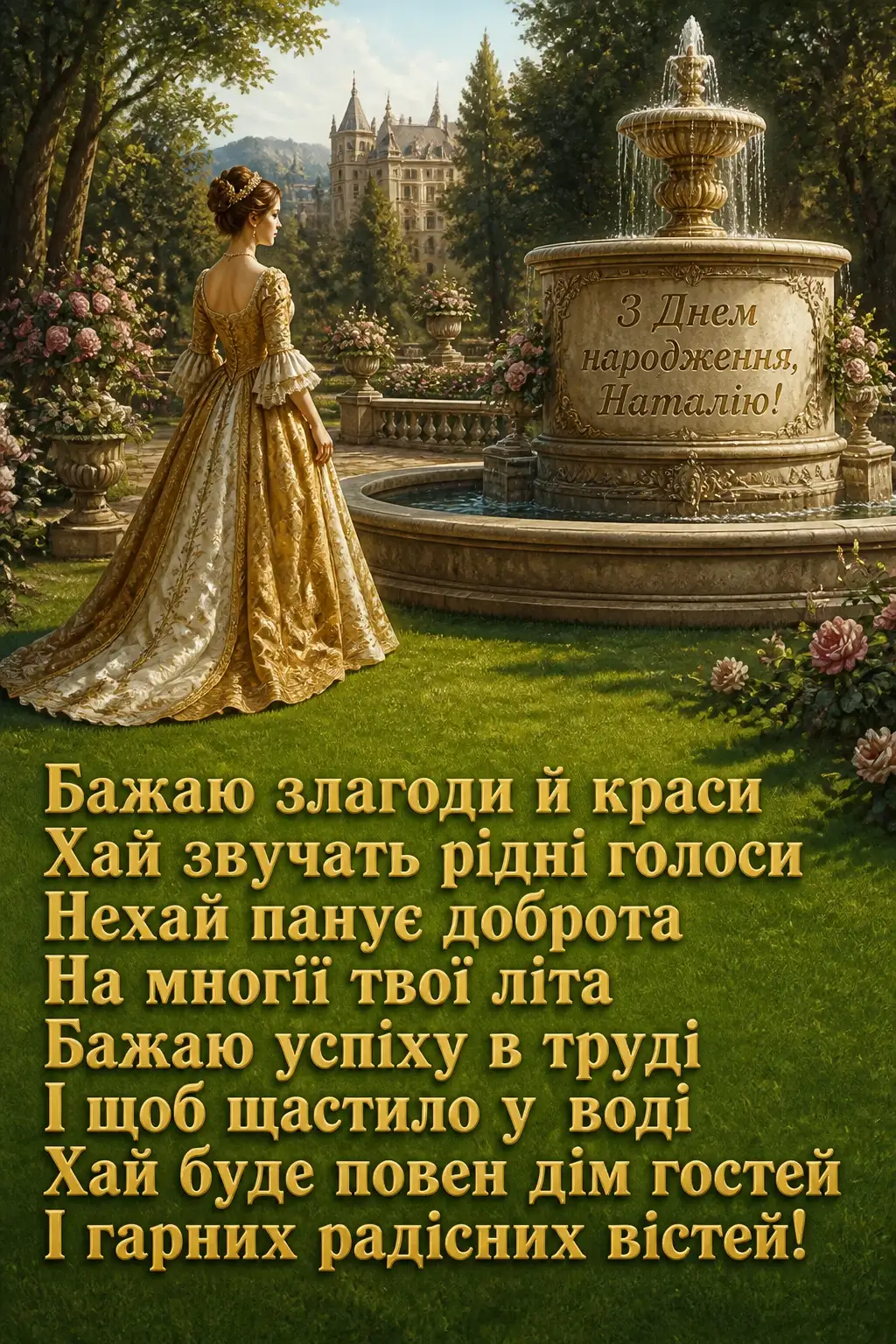 з днем народження наталія