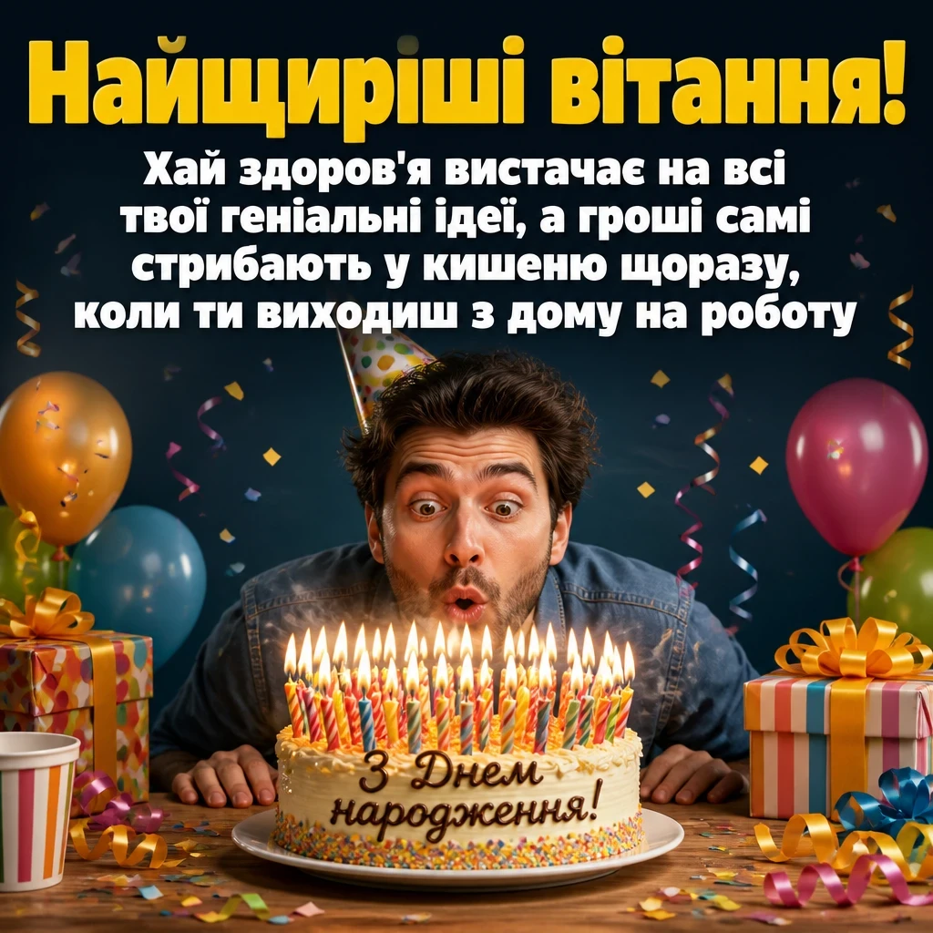 привітання з днем народження чоловіка