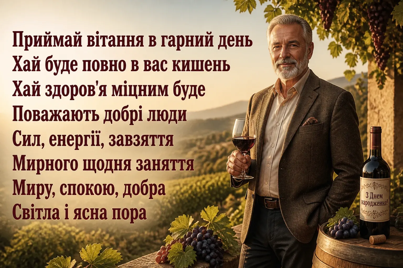 привітання з днем народження чоловіка
