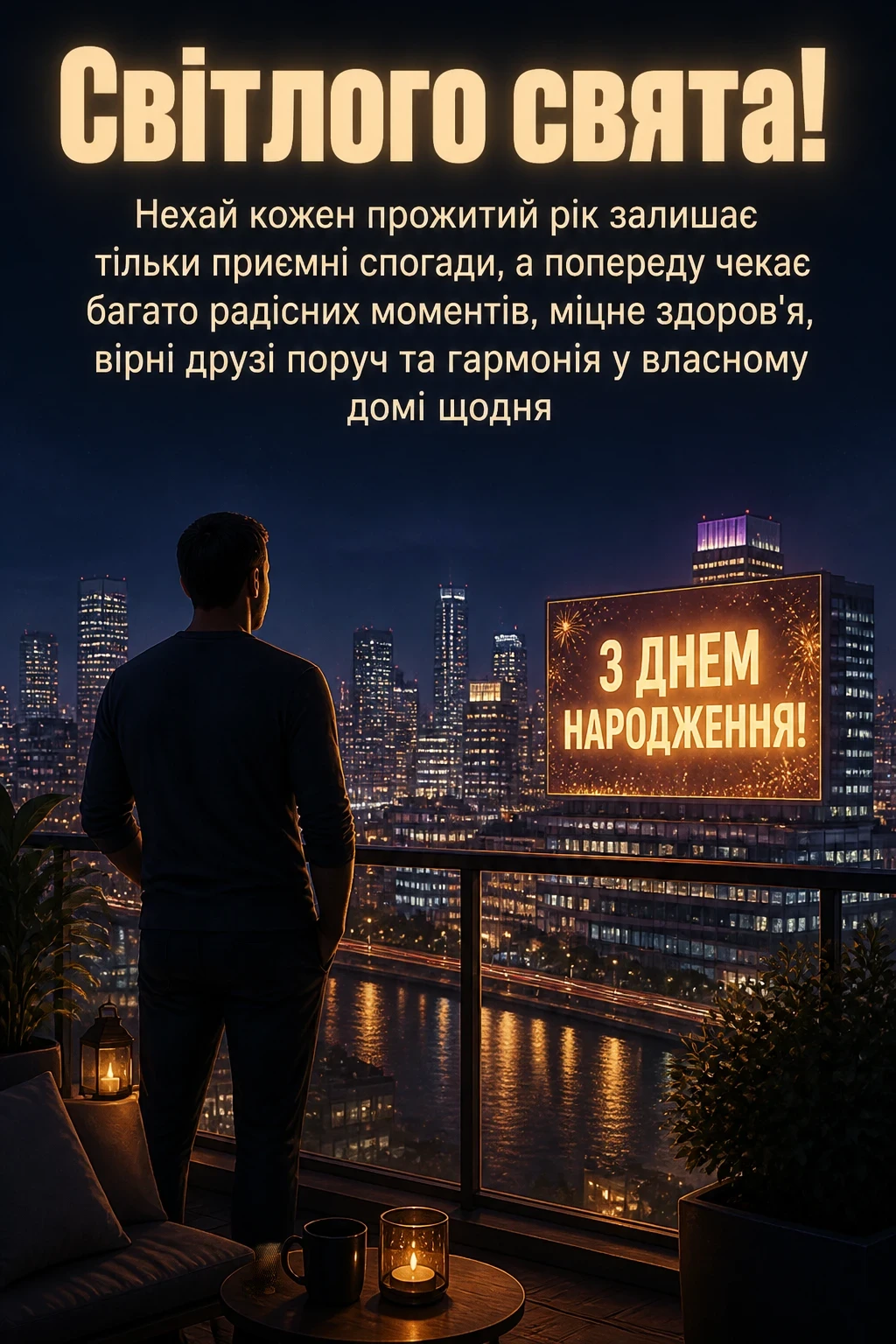 привітання з днем народження чоловіка