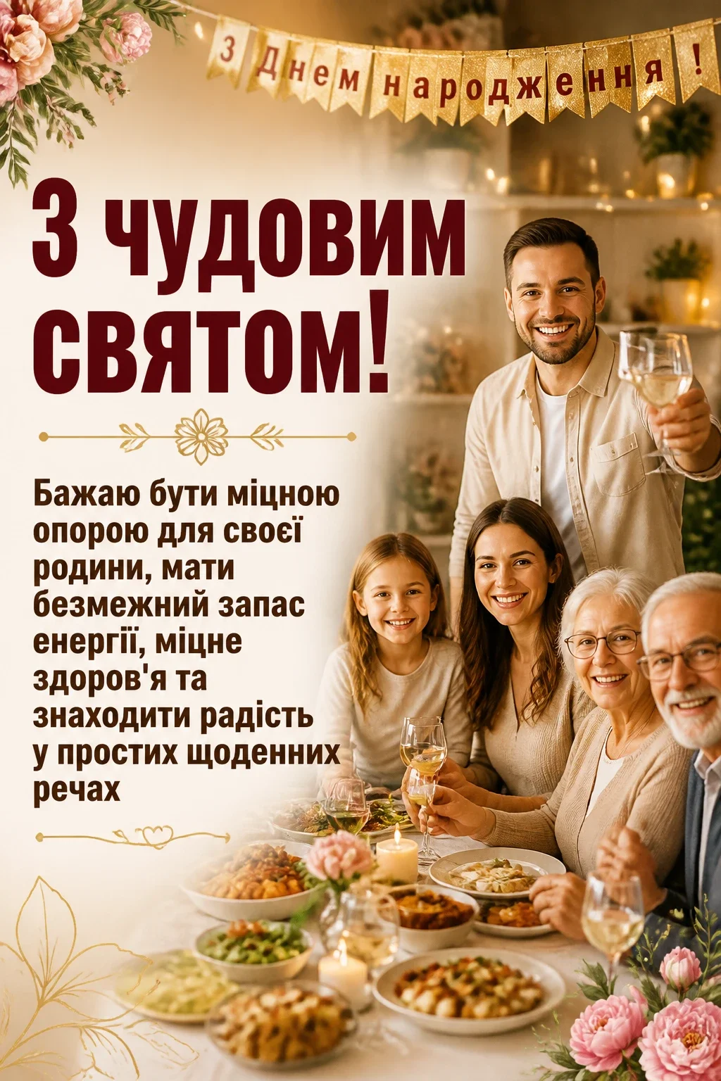 привітання з днем народження чоловіка